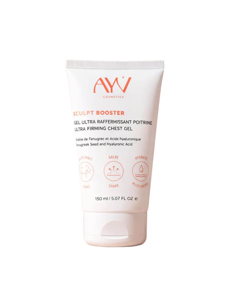 AYV Cosmetics Sculpt Booster Gel Ultra Raffermissant pour la Poitrine 150 ml